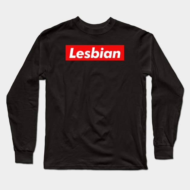 Lesbian Long Sleeve T-Shirt by monkeyflip